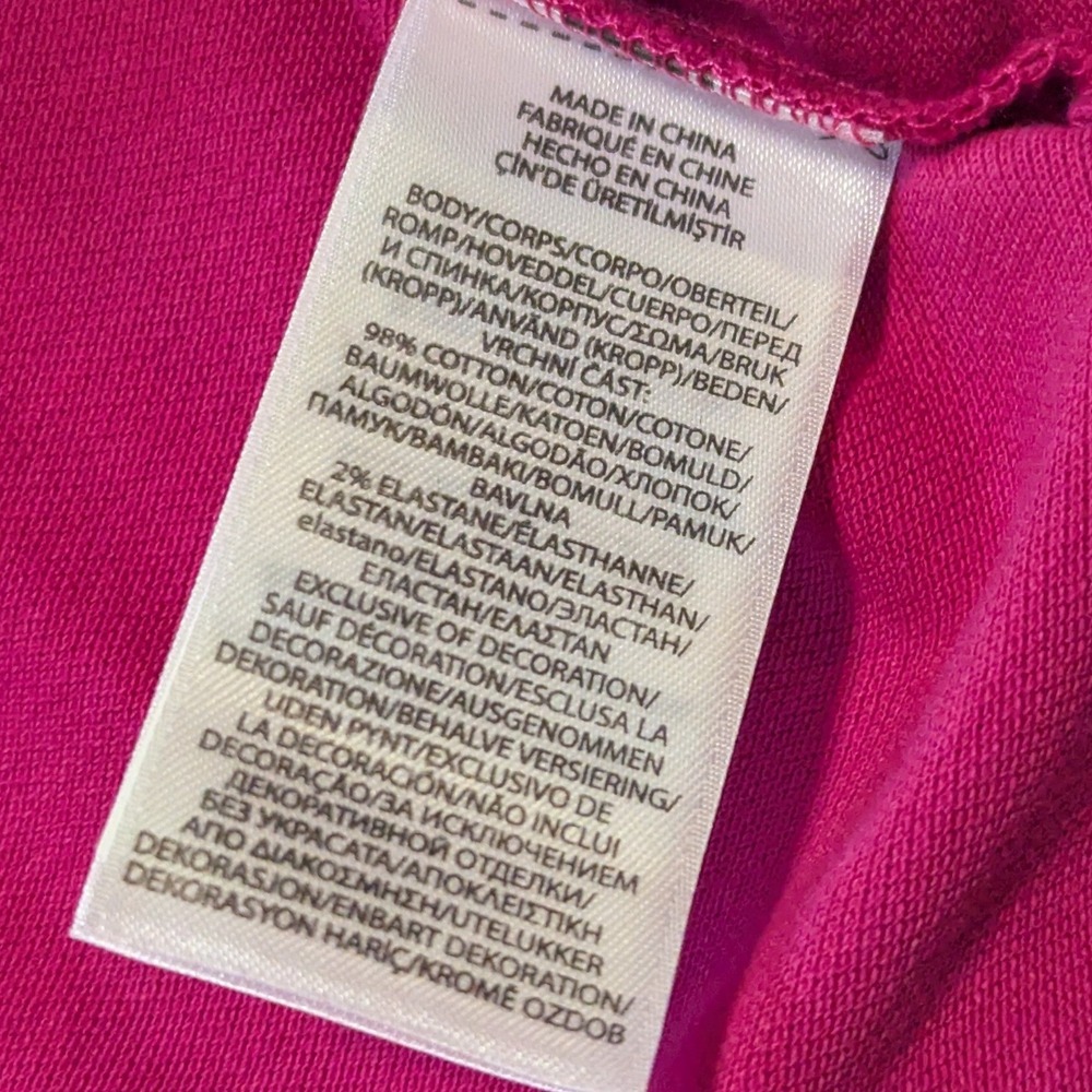 Polo Ralph Lauren Shirt Dress Kid Girls Sz L 12-14 Burgundy Pink Lot of 2 School - Picture 8 of 10